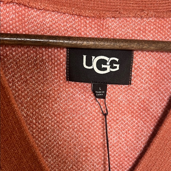 UGG Shaina Cardigan Women's Floral Cardigan - Pink and Brown NWT - Picture 6 of 7